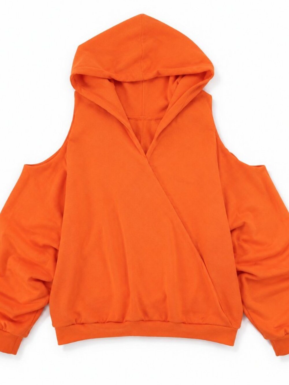 Laina Rauma Cold Shoulder Hoodie Persimmon L–XXL NWT